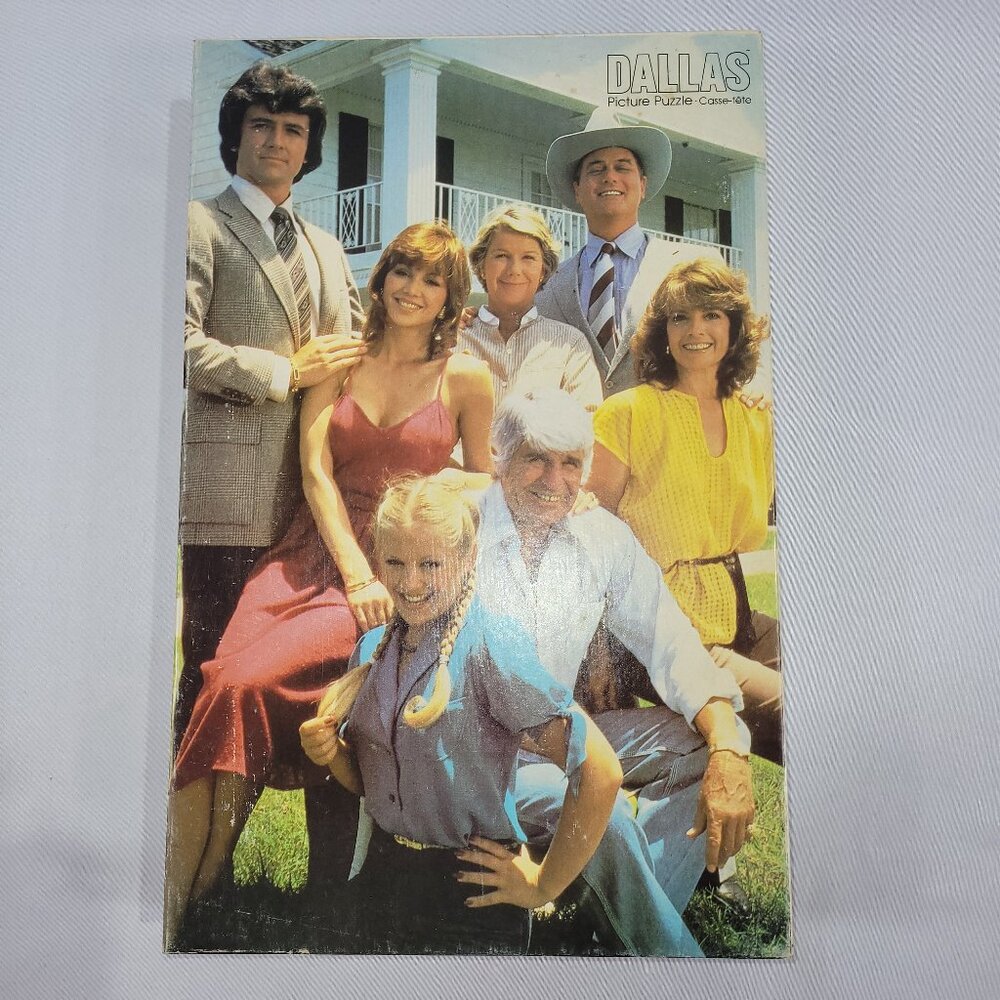 Dallas TV Series 1980 Vintage 500 Piece Jigsaw Picture Puzzle by Warren